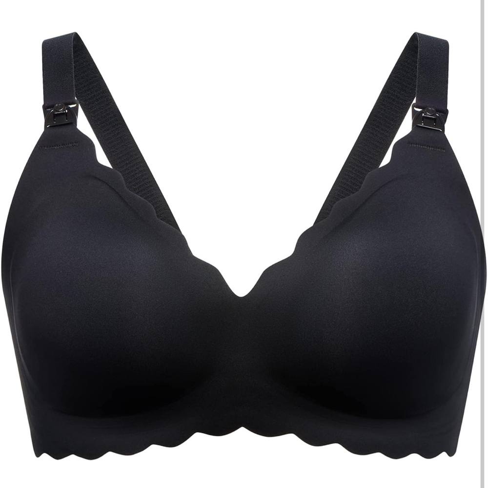 Momcozy nursing bra Seamless Black Women's Bra